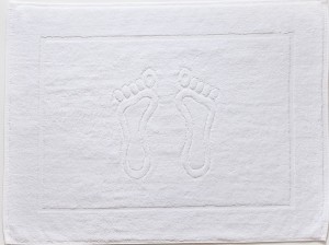 Dywanik łazienkowy 50x70 białe stopki